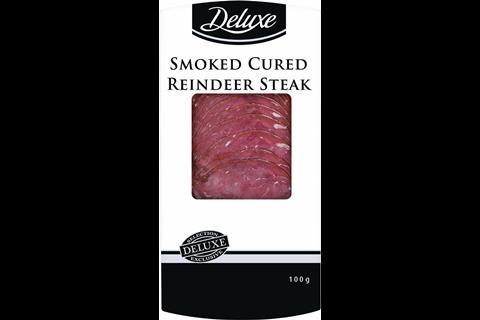 Lidl's Christmas offer includes sliced and smoked reindeer (£4.99).